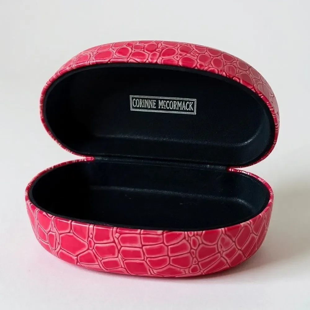Corinne McCormack Snakeskin Glasses Case